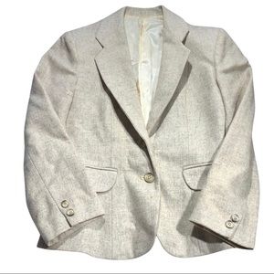 Arenzano ITALY • Beige Wool Blazer